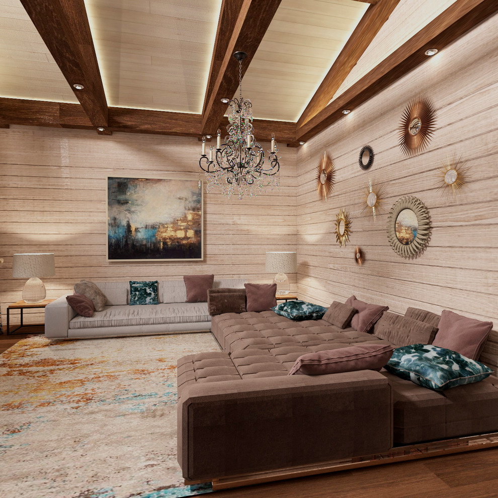 Гостиная в загородном доме