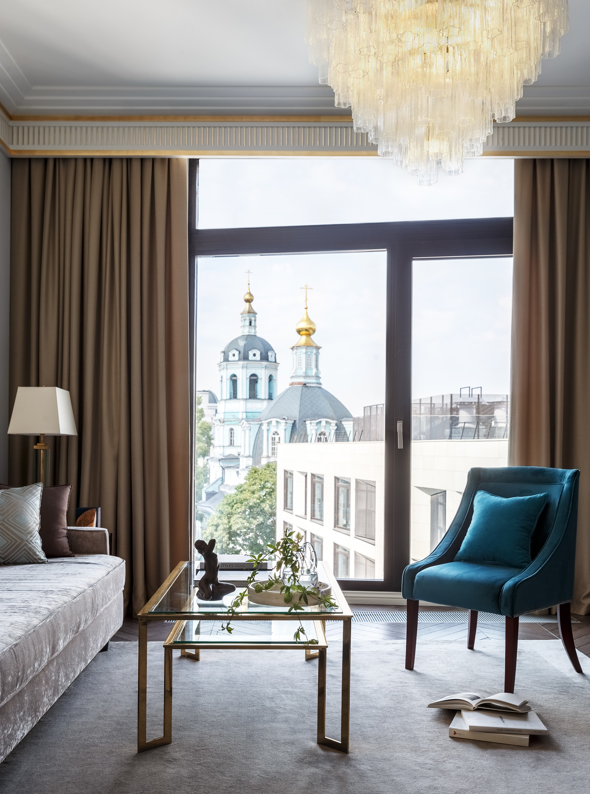 Лаконичная роскошь - квартира в стиле арт-деко в ЖК "Balchug Residence"