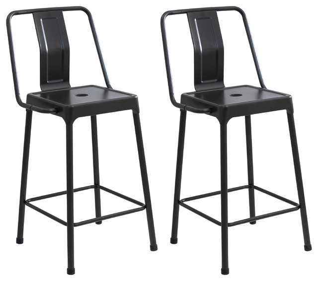 Industrial Style Energy Counter Stools by LumiSource, Set of 2