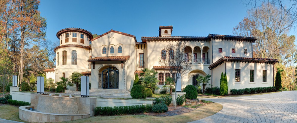 This is an example of a mediterranean exterior in Atlanta.