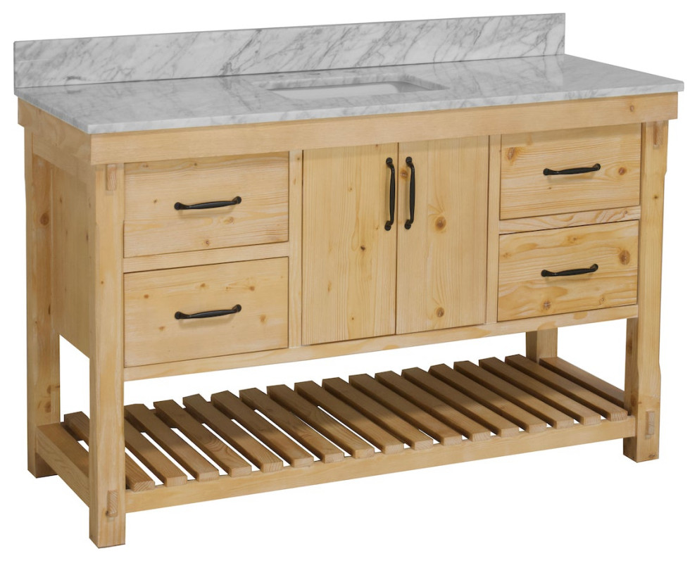 Birmingham Bathroom Vanity, 60" Transitional Bathroom Vanities And