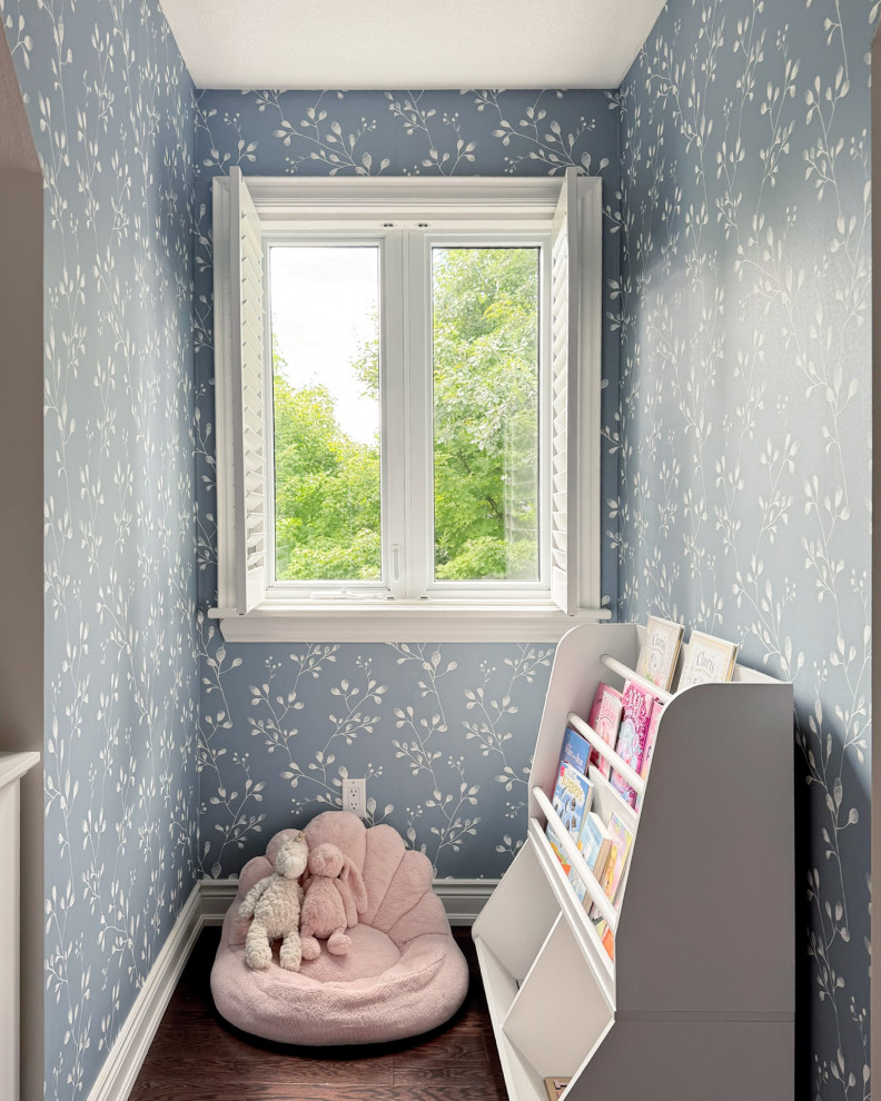 Inspiration for a timeless nursery remodel in Other