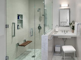 Transitional Bathroom by Barbara Grushow Designs Inc.
