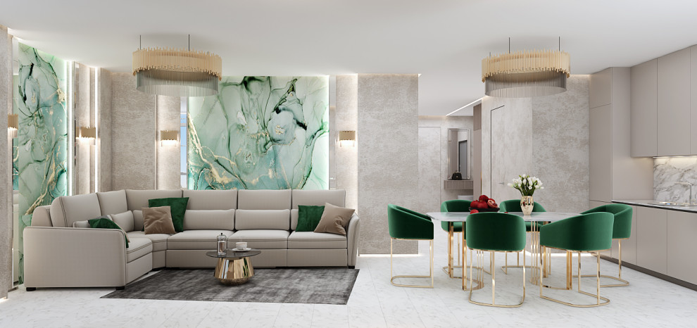 Квартира с элементами АРт-Деко 2вариант