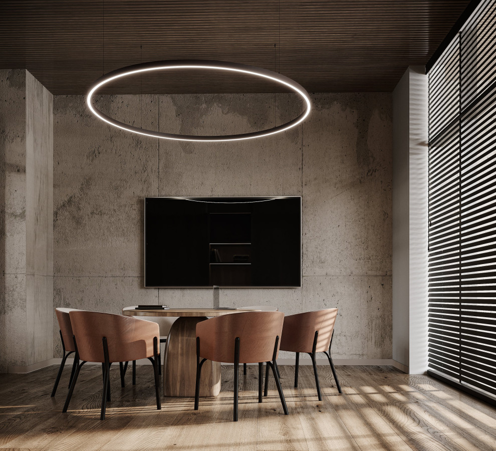 Modern Office in Brown