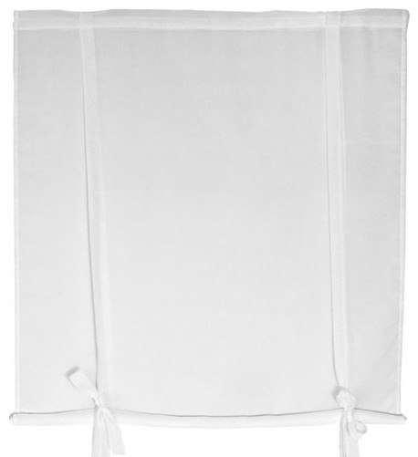 Sheer Ribbon Tie Curtain 60 Inch Width - 60 Inches