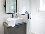 Farmhouse Bathroom by Advance Design Studio, Ltd.