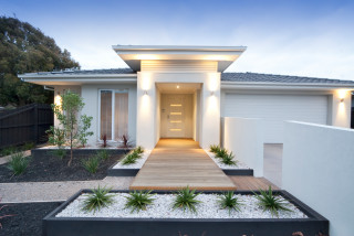 75 Most Popular Exterior With Concrete Fiberboard Siding And A Hip Roof Design Ideas For August 2020 Stylish Exterior With Concrete Fiberboard Siding And A Hip Roof Remodeling Pictures Houzz Au