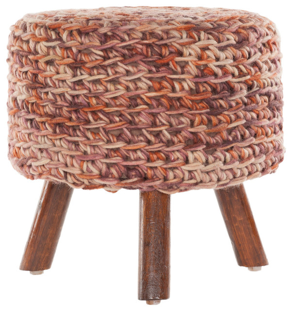 Ida Stool, Rust Midcentury Footstools And Ottomans by CHANDRA Houzz