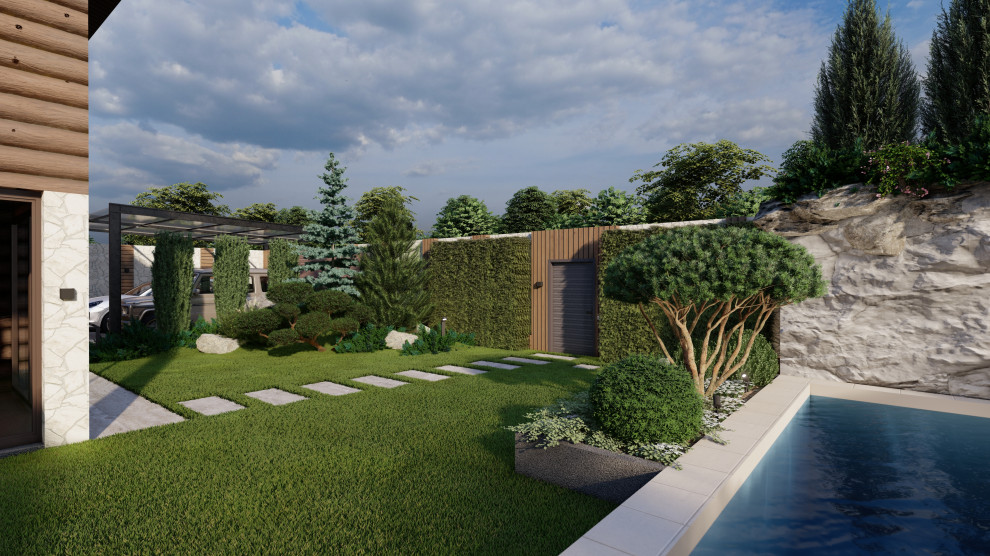 Сад: "Вечнозеленый оазис"