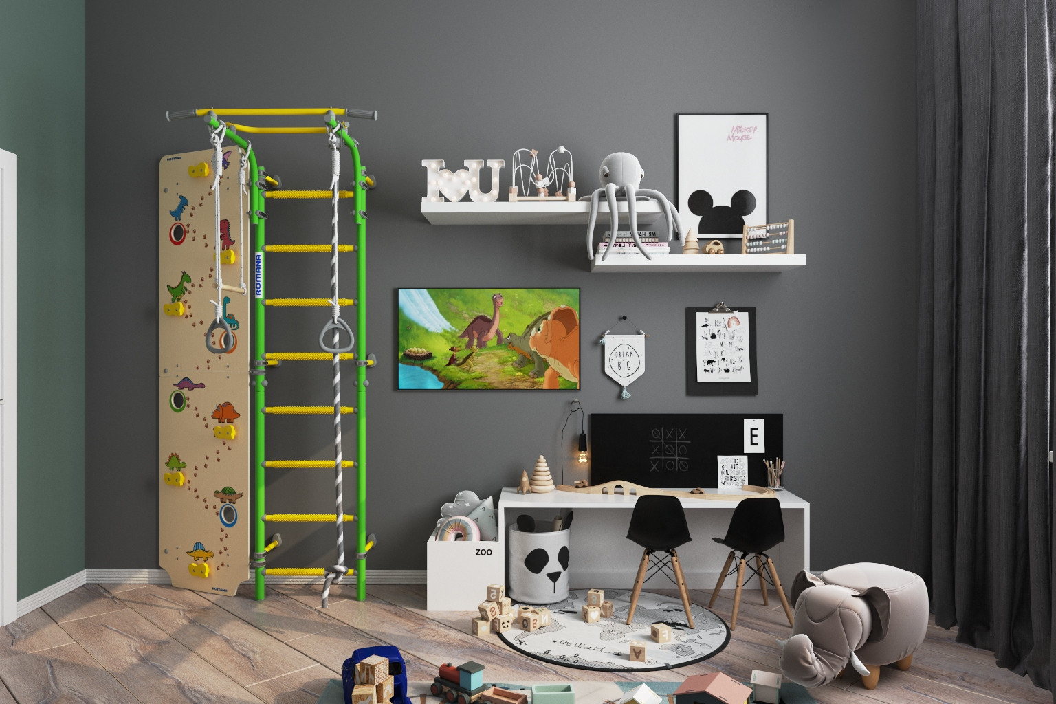 Детская в современном стиле