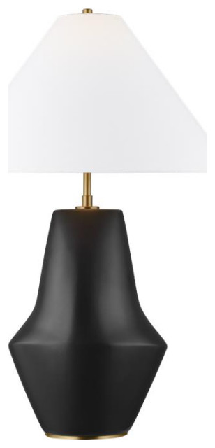 Generation Lighting, KT1221COL1, Short Table Lamp, Coal