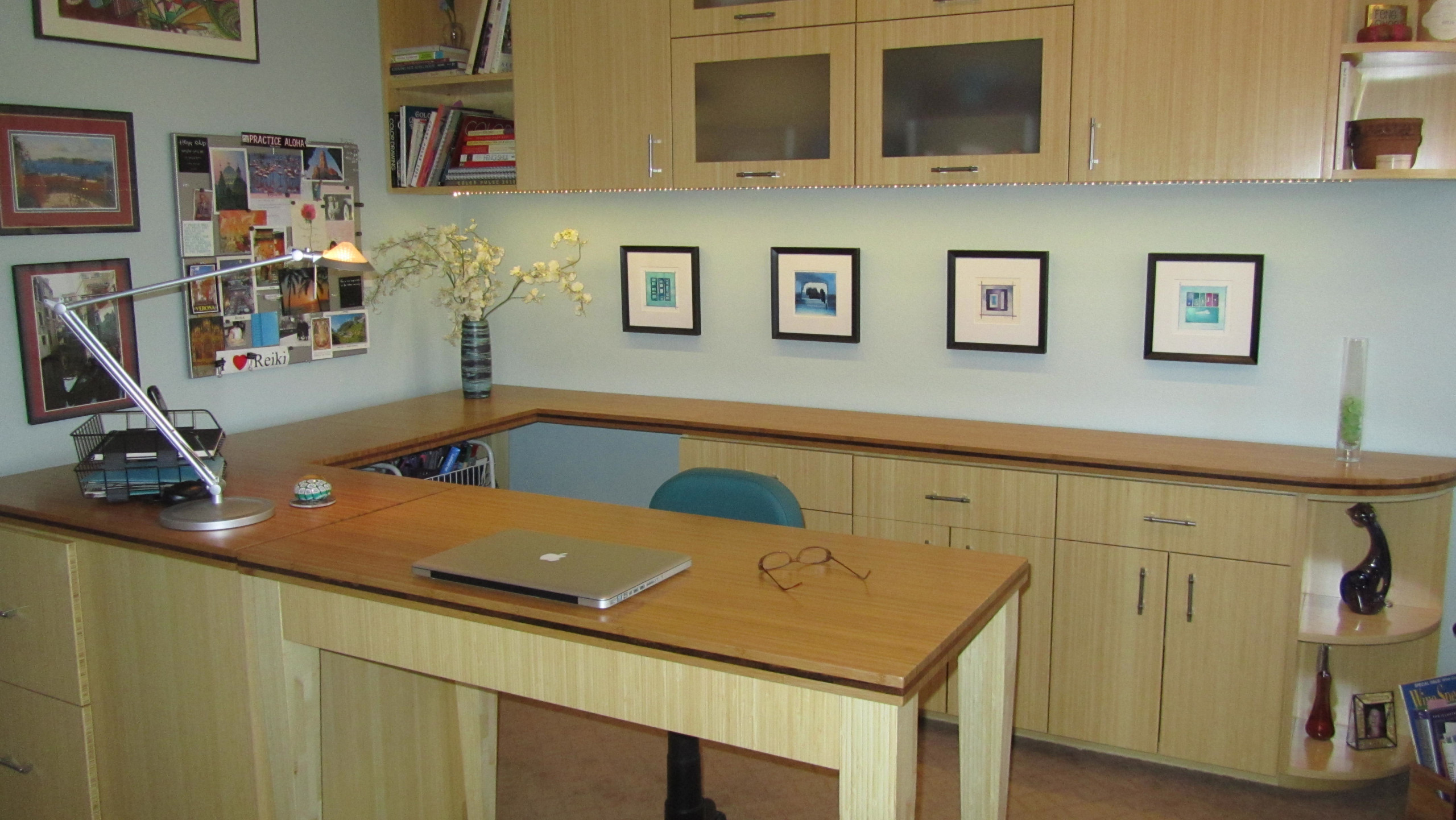 Cherry Creek North Home Office in Bamboo