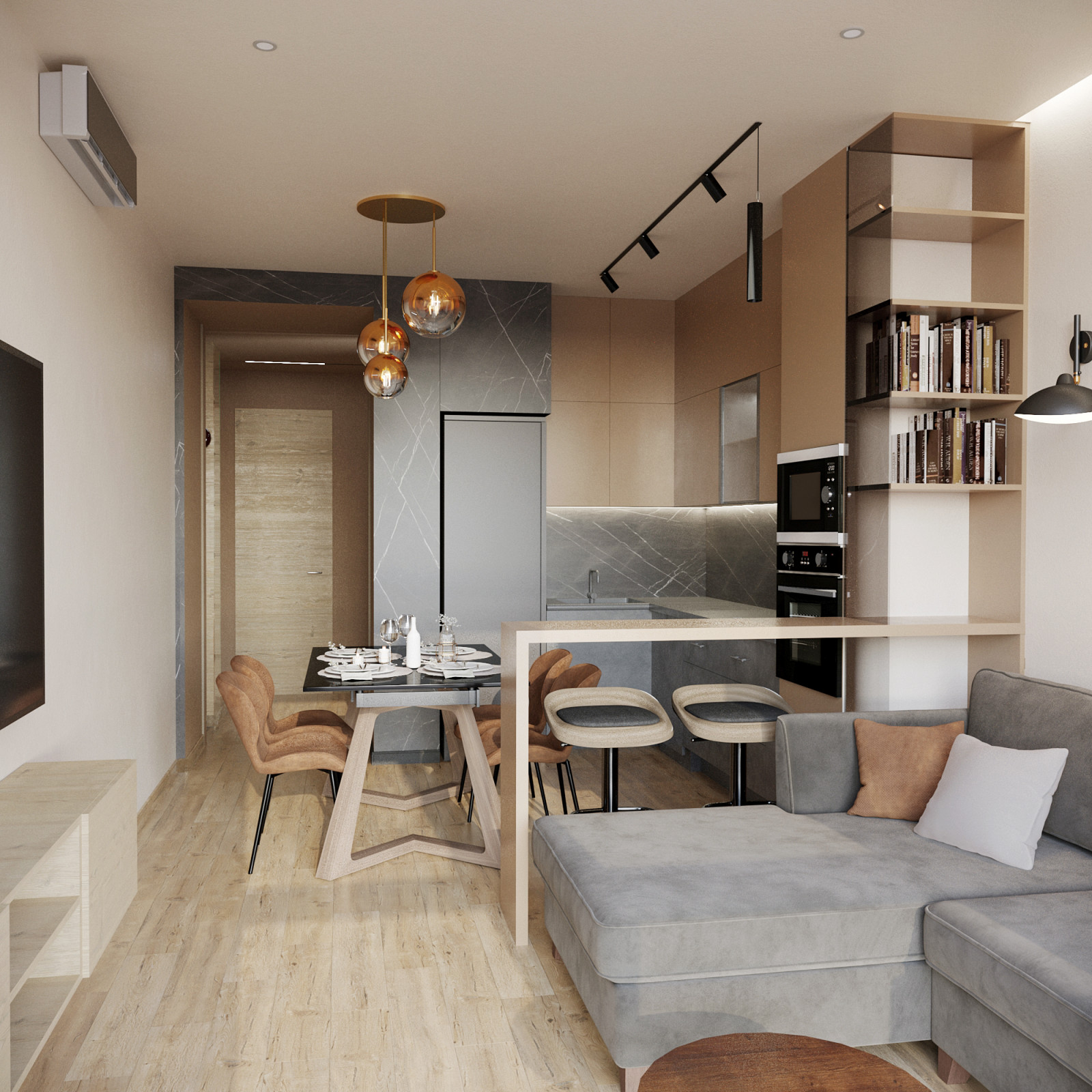 Трехкомнатная квартира 98 кв.м. в ЖК "Западный порт"