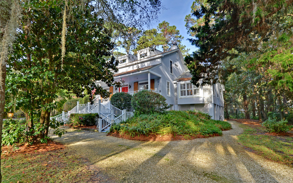 Example of a classic exterior home design in Atlanta