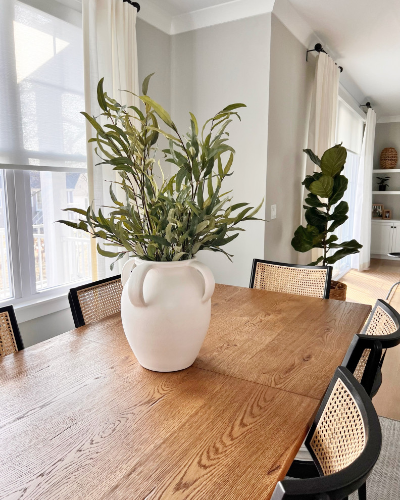 Dining room - transitional dining room idea in Chicago