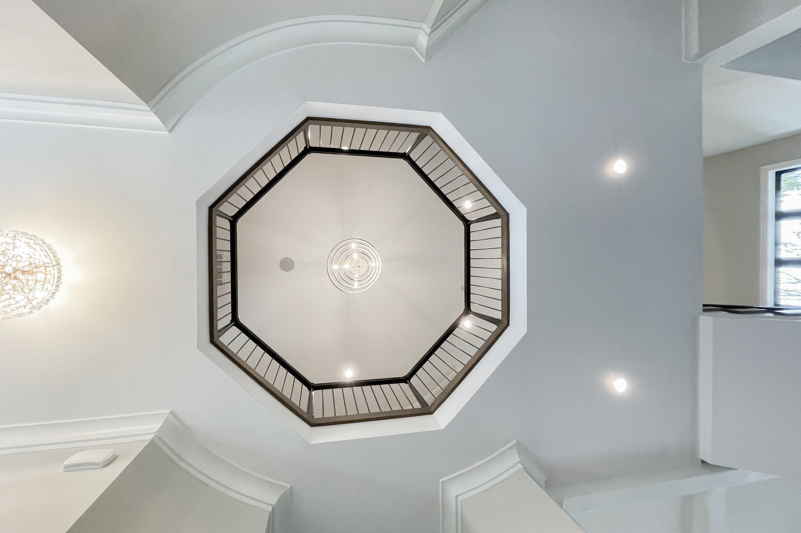 89_Eclectic and Edguy Staircase in French Contemporary Residence, McLean VA 2210