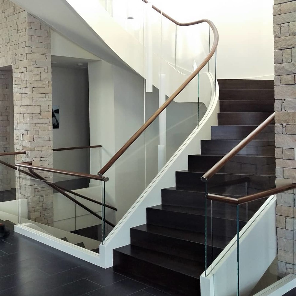 Inspiration for a contemporary staircase in Salt Lake City.
