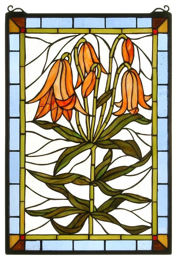 Meyda Tiffany Trumpet Lily Window X-06623