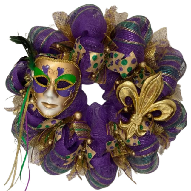 jumbo mardi gras garland