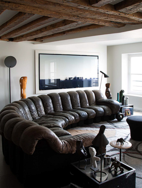 Ile Saint Louis contemporary-vardagsrum