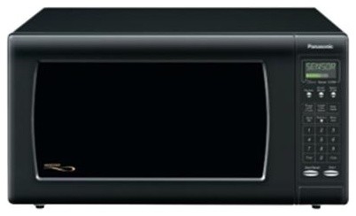 Full-Size 1.6 cu. ft. Countertop Microwave Oven with Inverter Technology - Black