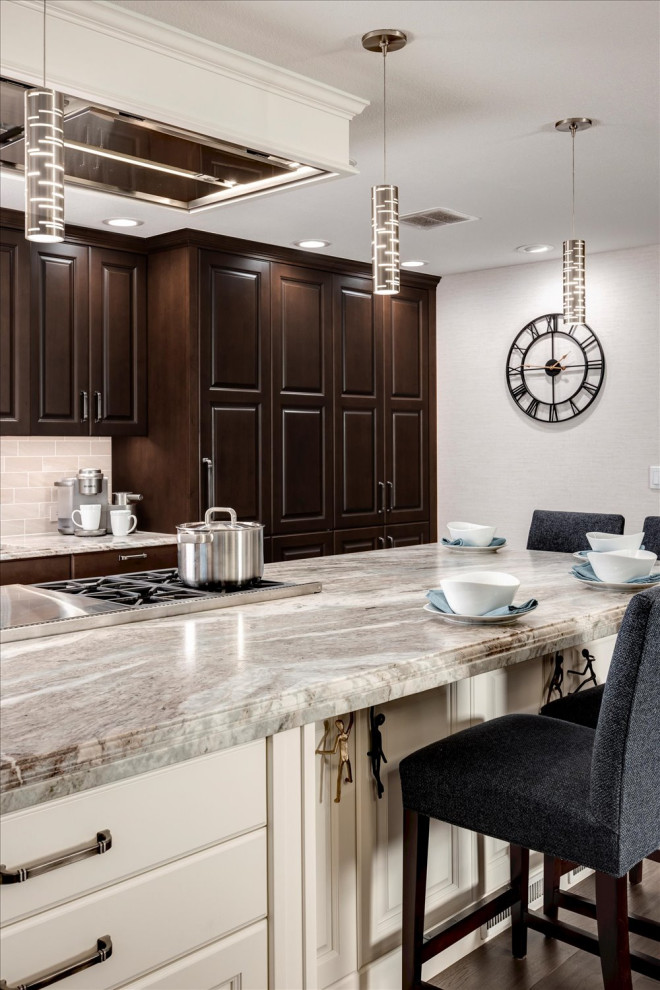 Transitional kitchen photo in Seattle
