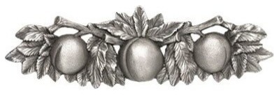 Peach Pull, Antique-Style Pewter