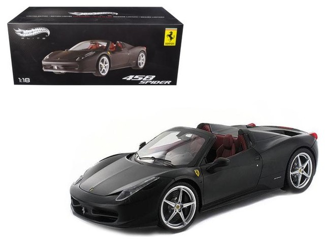 ferrari 458 italia spider matt elite edition 1 18 diecast car model by hotwheels contemporary decorative objects and figurines by oxeme group inc ferrari 458 italia spider matt elite edition 1 18 diecast car model by hotwheels