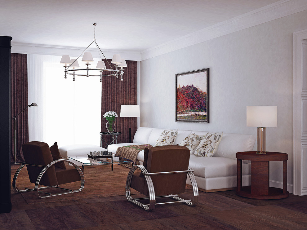 Интерьер в стиле современной классики.