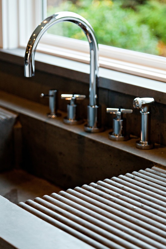 Transitional home design photo in Boston