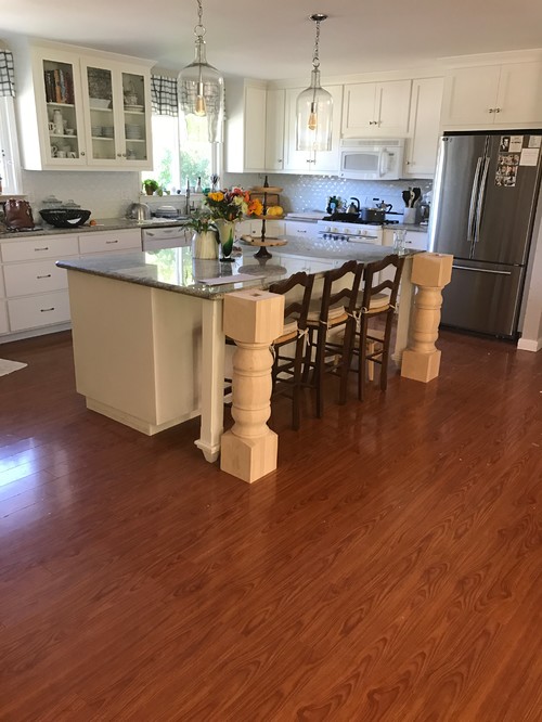  Kitchen  Island  Leg  Size