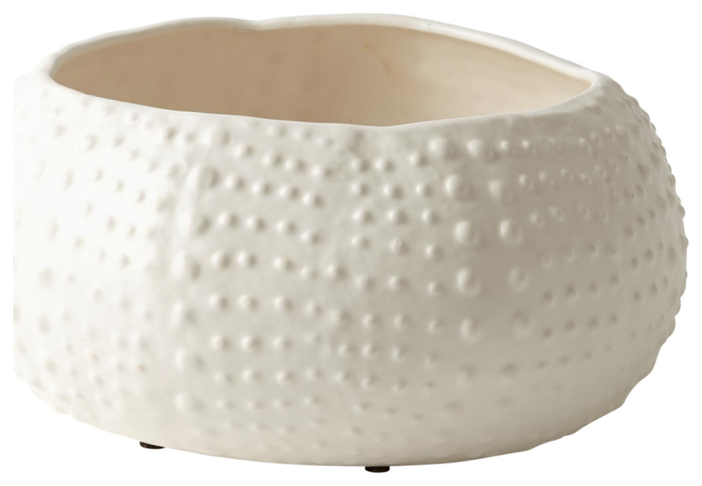 Ceramic Urchin Bowl, Medium Beach Style Decorative Bowls by