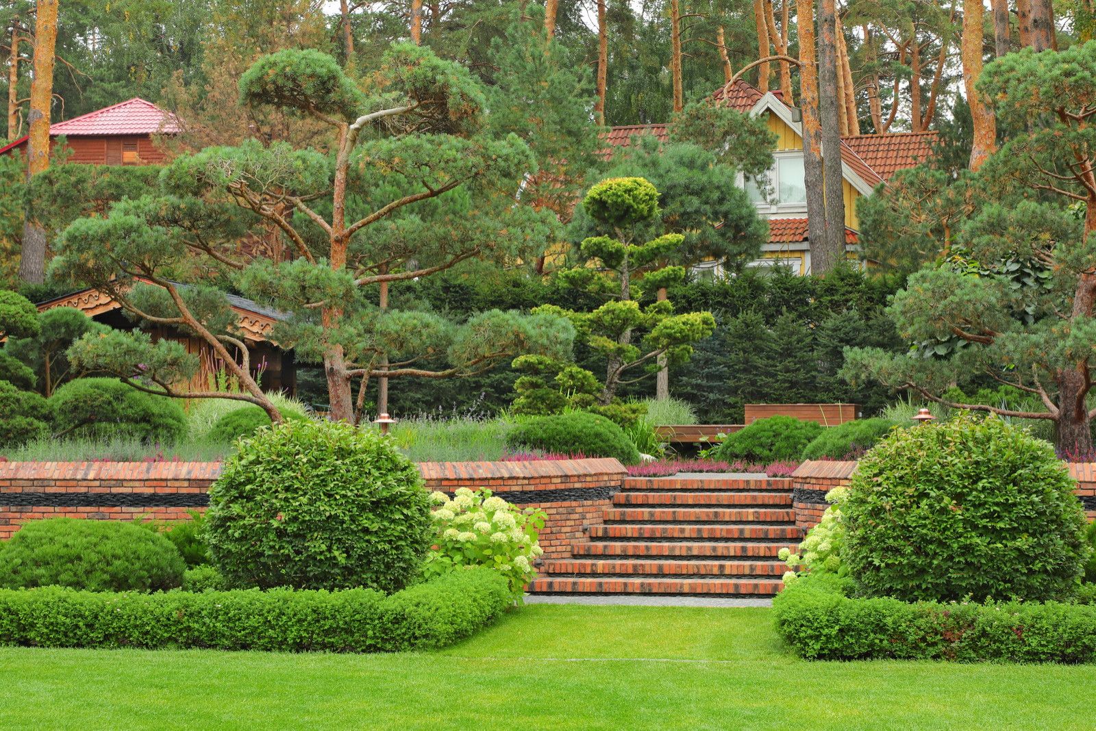 Коттеджный сад в Барвихе (дизайн и исполнение компании "Imperial Garden")