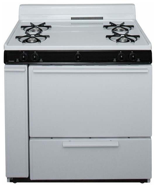 ADA Compliant White Contemporary Gas Ranges And Electric Ranges