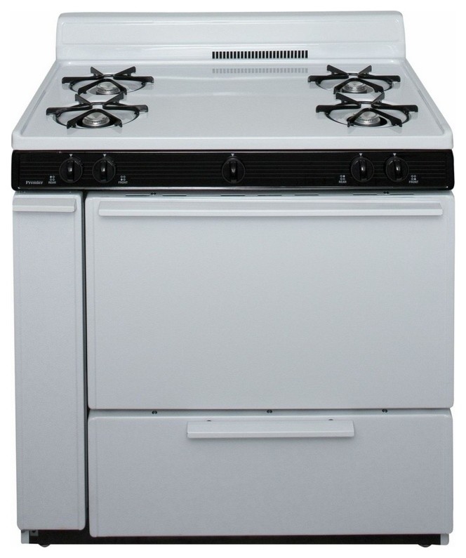 ADA Compliant White Contemporary Gas Ranges And Electric Ranges by Appliances Connection