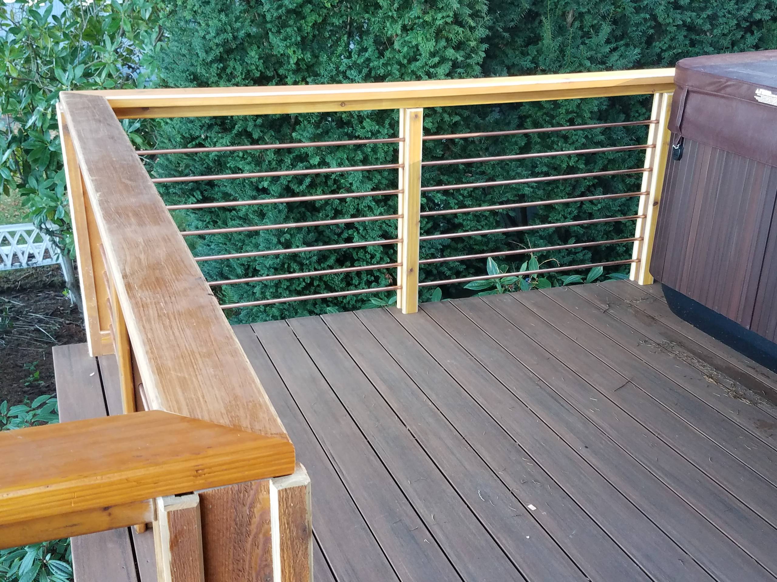 Custom Deck Addition w/ Hot Tub