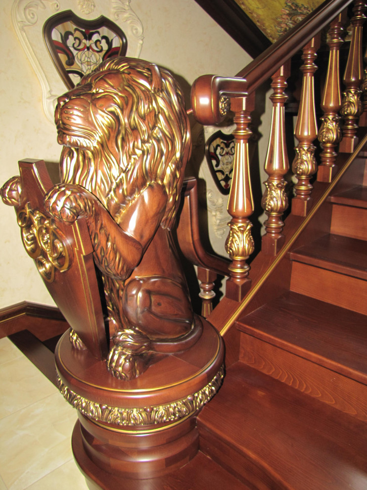 Лестница из дуба