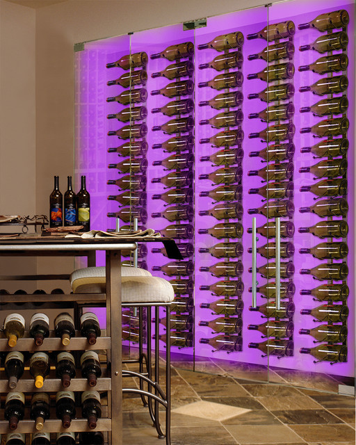 Modern Wine Cellars and Wine by Apex Wine Cellars and Saunas