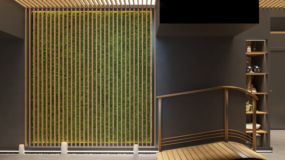 Дизайн проект салон массажа 100м