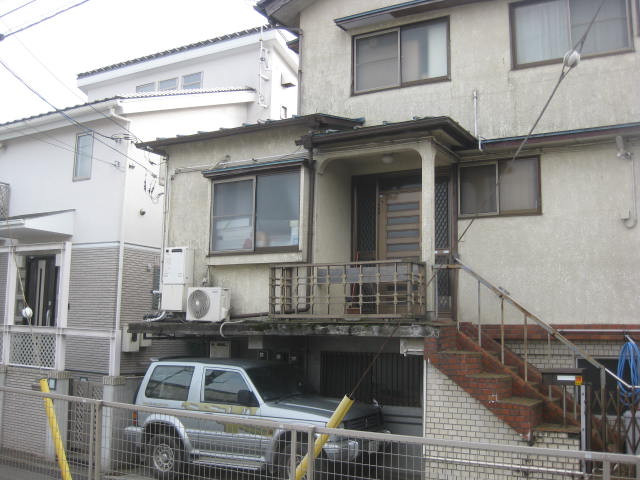 ①工事前の玄関