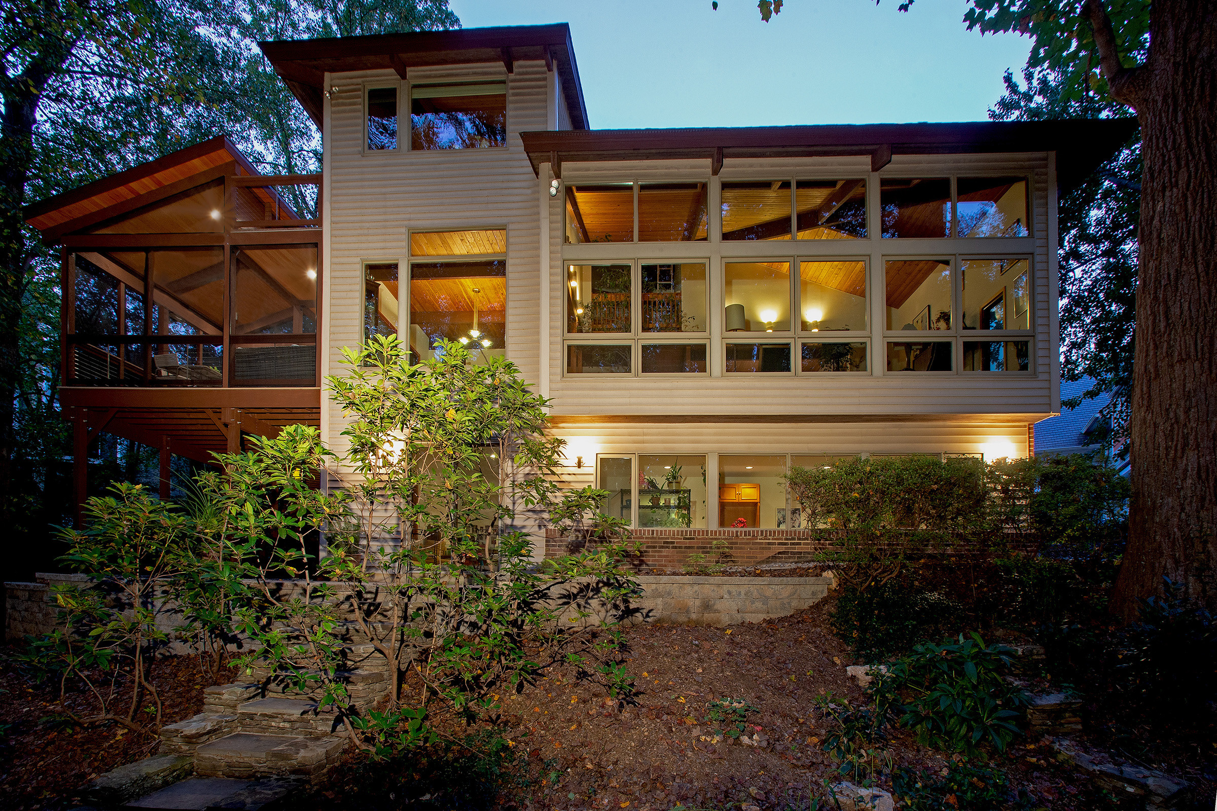 Screened Porch Amongst the Trees