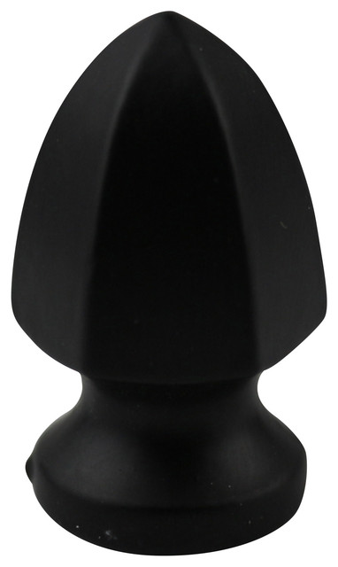 Matte Black Urbanest Artichoke Lamp Finial 1 11/16-inch Tall