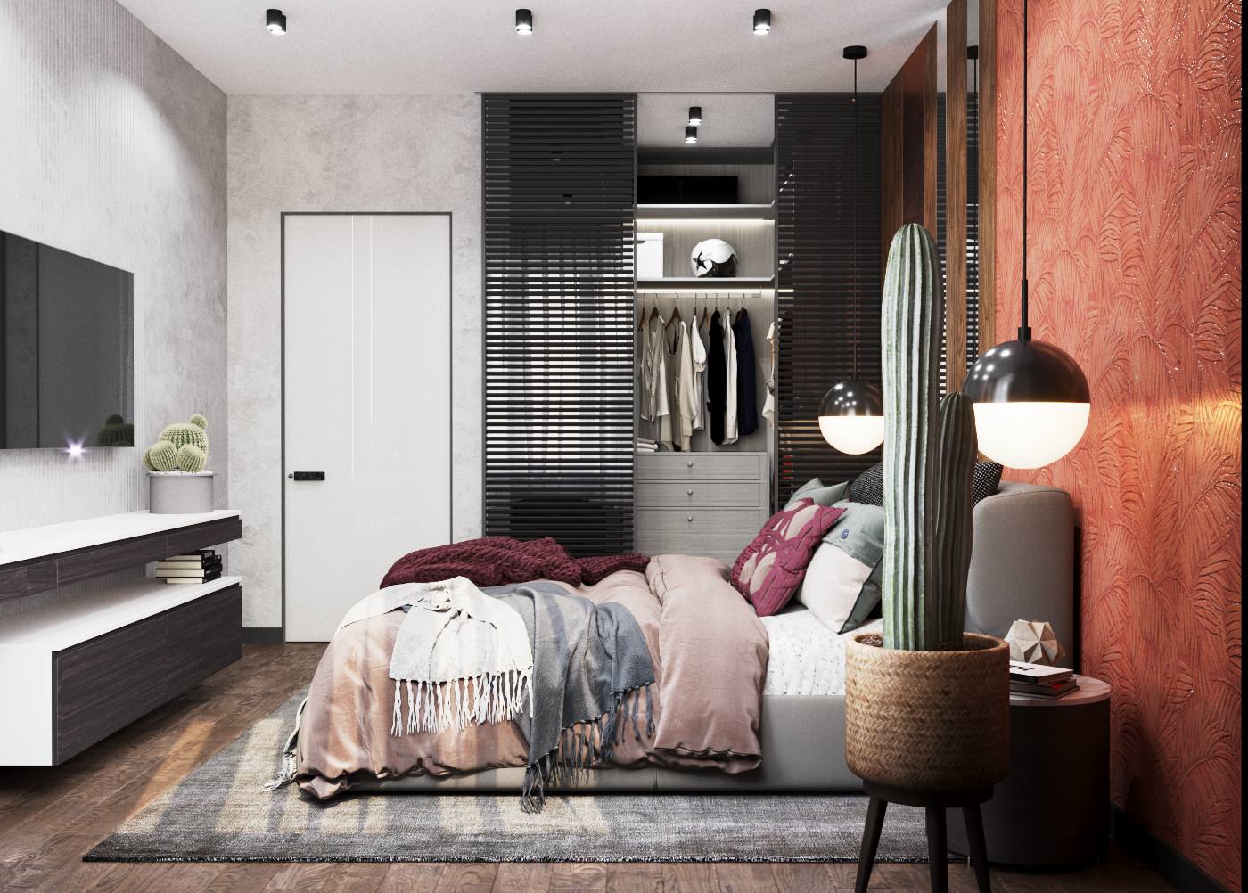 Спальня в ЖК "Бульварный переулок"