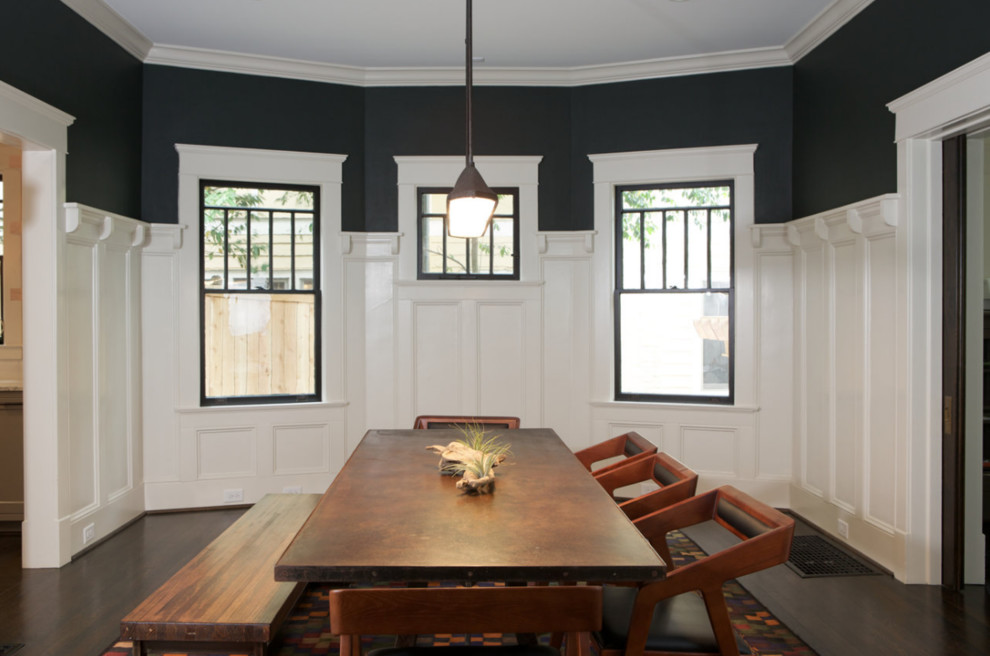 Example of a dining room design in Atlanta