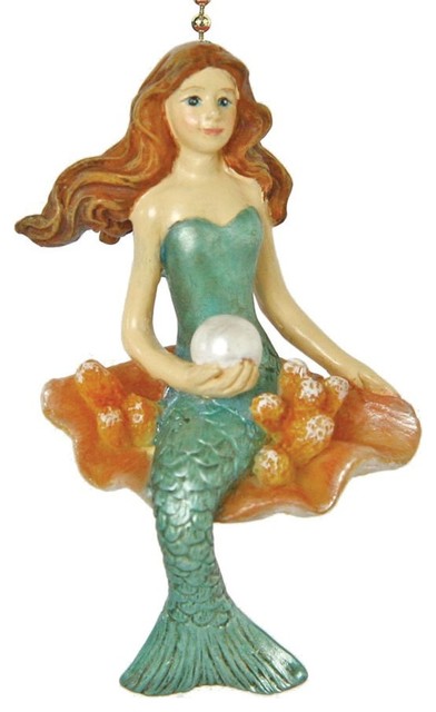 Coastal Mermaid Siren of the Sea Ceiling Fan Pull  or Light Pull Chain