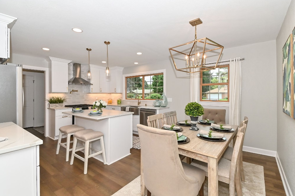 Inspiration for a timeless dining room remodel