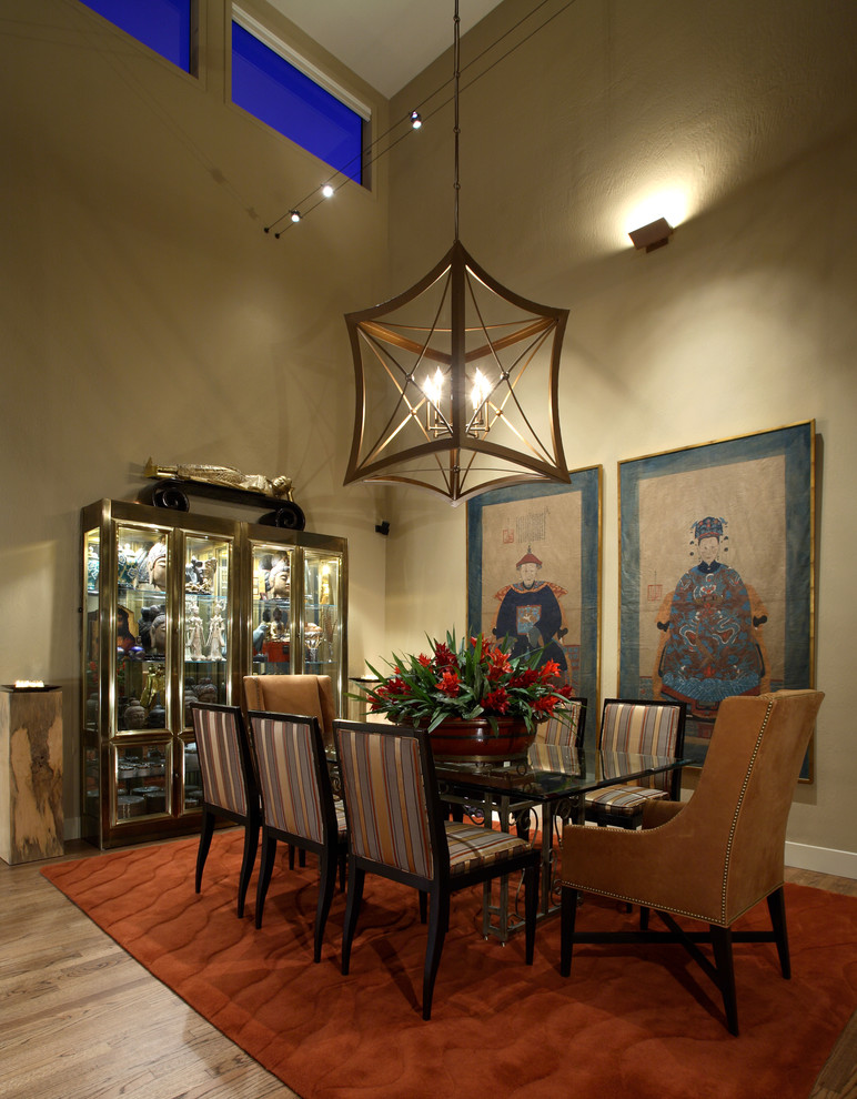 Design ideas for an asian dining room in San Francisco.