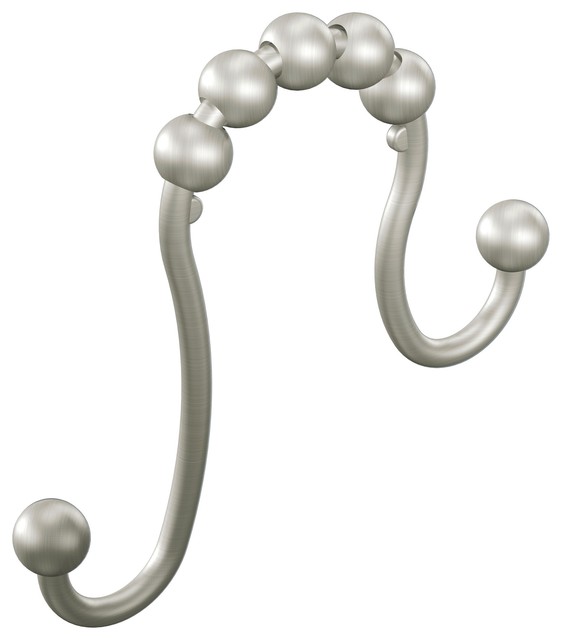 Moen Shower Curtain Rings 12 Pack Traditional Shower Curtain