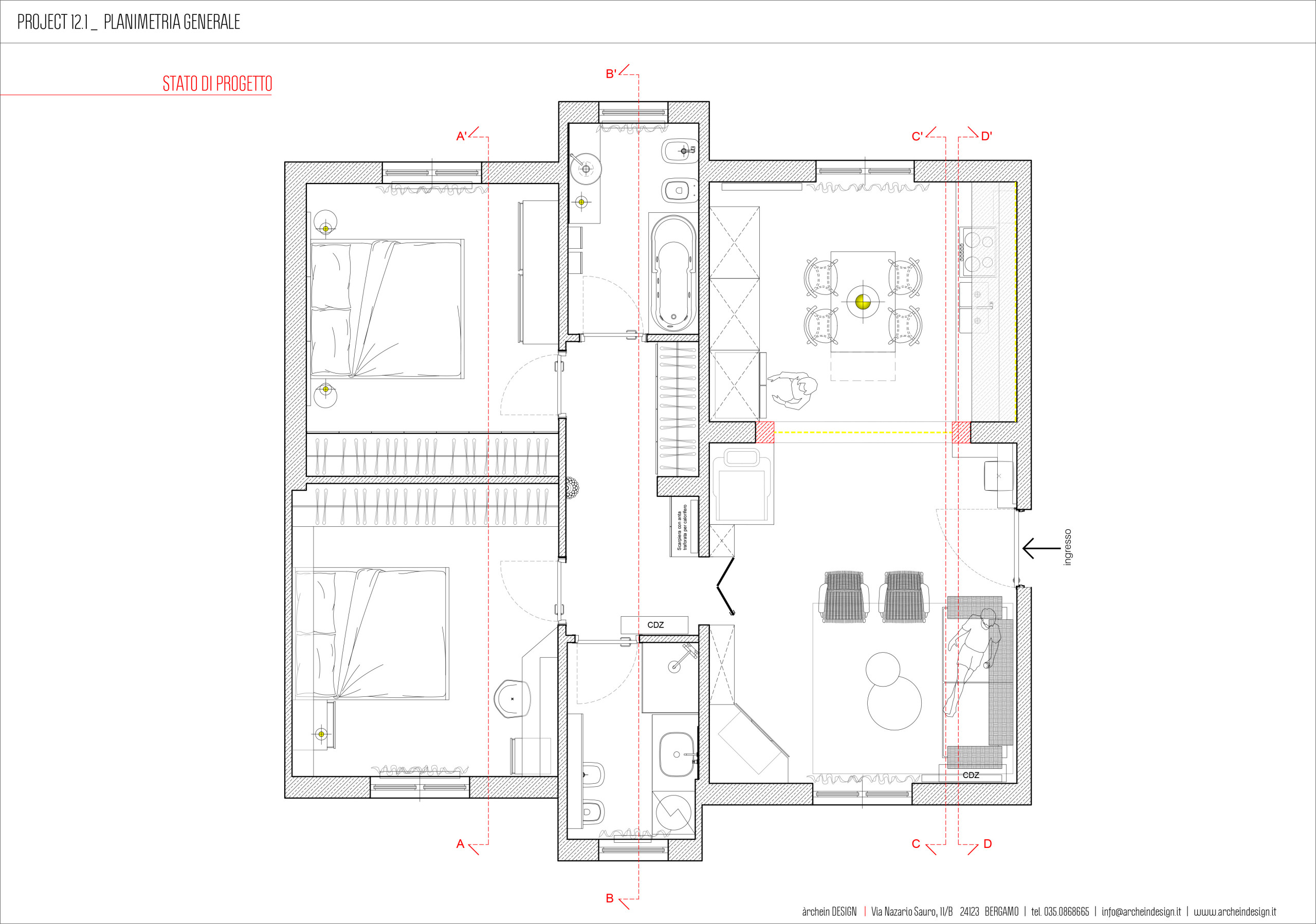 Progetto nuovo appartamento | Modern Design | 95 MQ